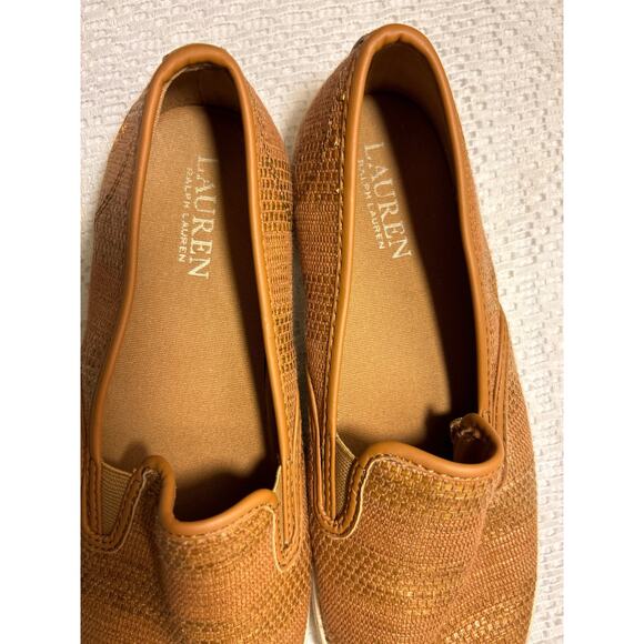 Women’s Ralph Lauren Brown Tread Casual Slip-on Tennis, Janis SZ 8.5 - Picture 7 of 9